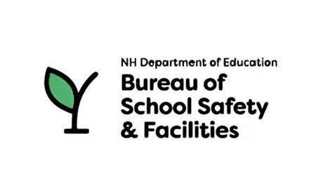 New Hampshire Department of Education's Logo with Bureau of School Safety and Facilities