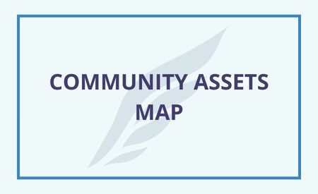 Soaring logo with title Community Assets Map