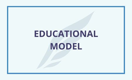 Soaring logo with title Educational Model