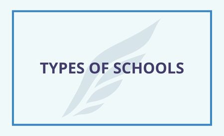 Soaring Logo with Title "Types of Schools