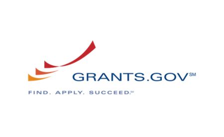 Grants.gov logo with text Find. Apply. Succeed.