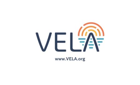 Vela logo and Vela.org text